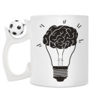 Кружка с футбольным мячиком