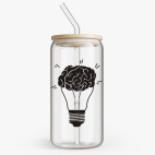 Банка с бамбуковой крышкой