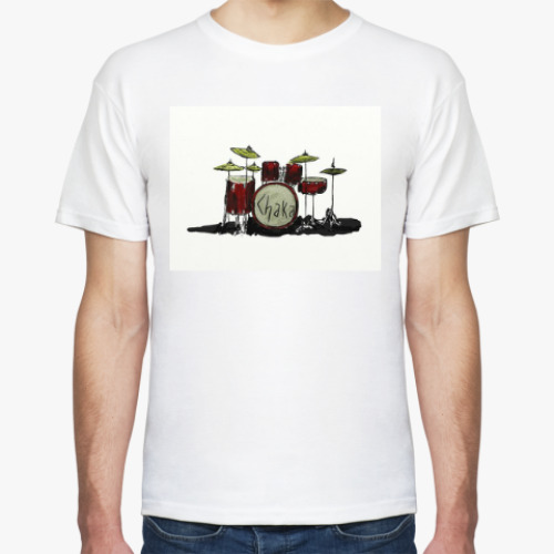 Футболка с принтом Chaka Drums