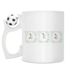 Кружка с футбольным мячиком