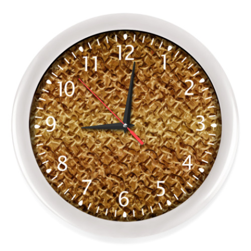 Настенные часы с принтом Текстура