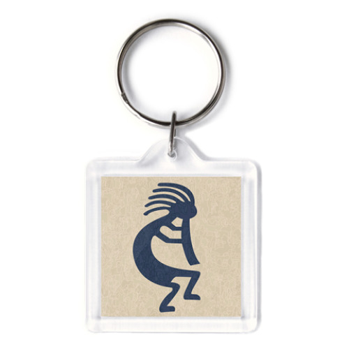 Брелок с принтом   Индеец