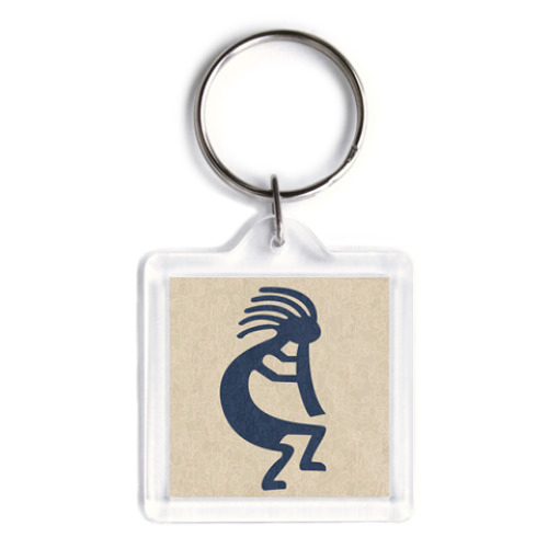 Брелок с принтом   Индеец