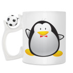 Кружка с футбольным мячиком