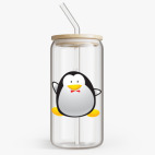 Банка с бамбуковой крышкой