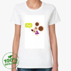 Женская футболка органик