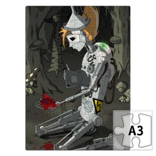 Пазл с принтом  'Железный дровосек'