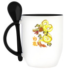 Кружка с ложкой