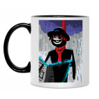 Кружка двухцветная