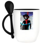 Кружка с ложкой