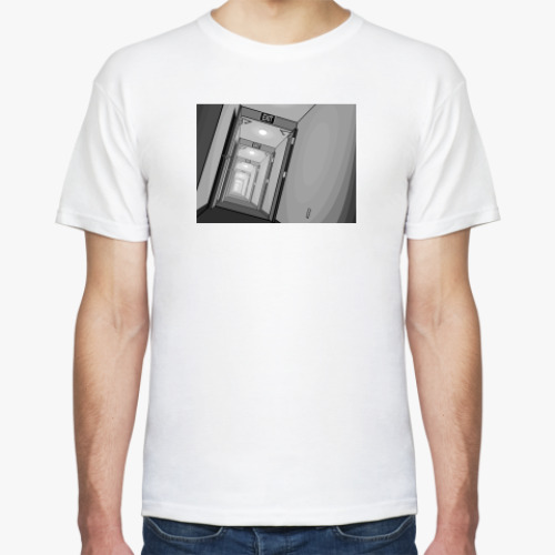 Футболка с принтом Выход