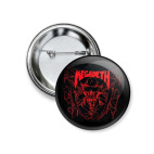 Значок 37 мм Megadeth