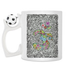 Кружка с футбольным мячиком