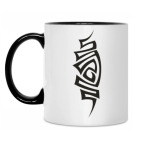 Кружка двухцветная