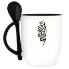 Кружка с ложкой