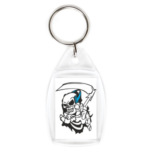 Брелок с принтом Скелет