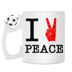 Кружка с футбольным мячиком