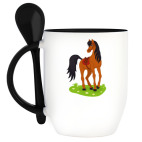 Кружка с ложкой