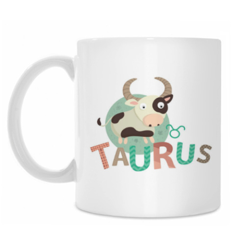 Кружка с принтом Знаки зодиака. Телец / Taurus