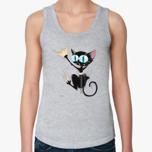 Женская майка с принтом Кот Драник
