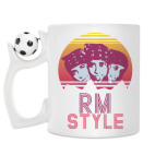 Кружка с футбольным мячиком