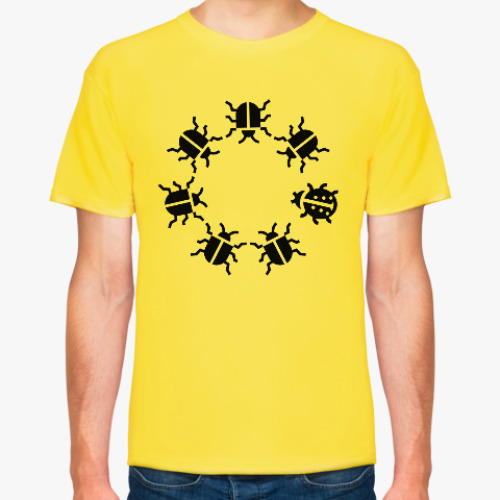 Футболка с принтом Другой жук