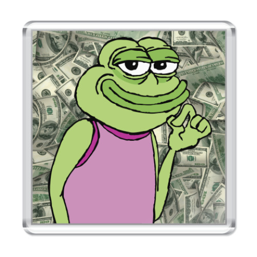 Магнит с принтом PEPE DUDE