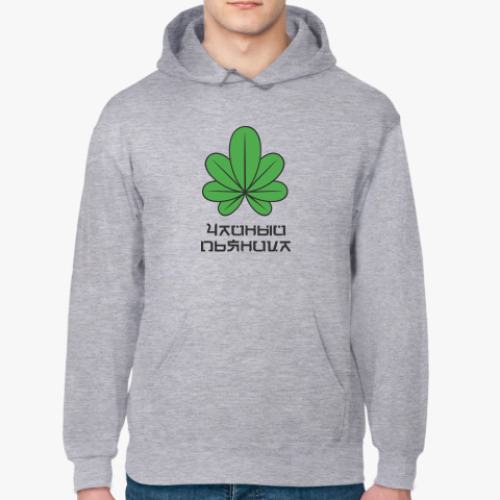 Толстовка худи с принтом Чайный пьяница