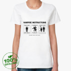 Женская футболка органик