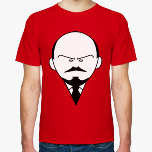 Футболка с принтом Ленин