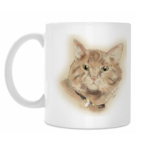 Кружка с принтом Котяра