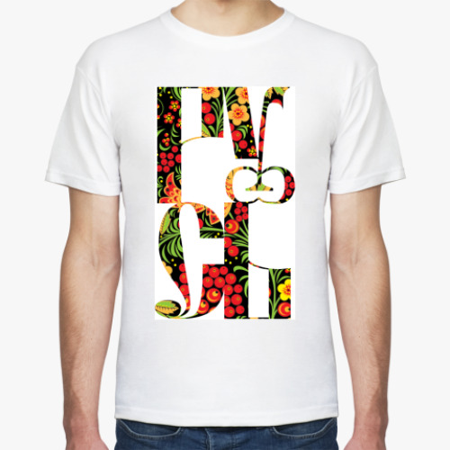 Футболка с принтом  Русь