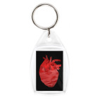 Брелок 4.2 x 2.9 см Сердце 3D