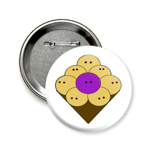 Значок 58мм с принтом P_people