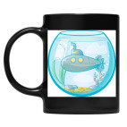 Кружка цветная UV-DTF