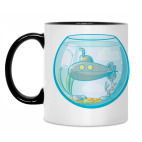 Кружка двухцветная