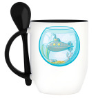 Кружка с ложкой