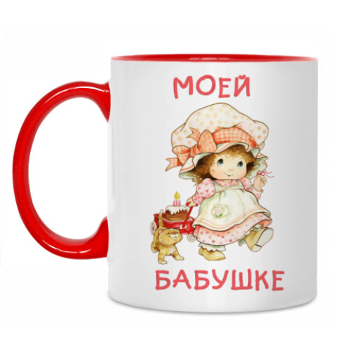 Кружка с принтом Бабушке