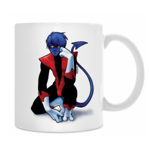 Кружка с принтом Nightcrawler X-men