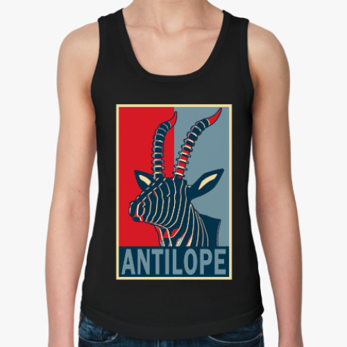 Женская майка с принтом Antilope