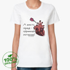 Женская футболка органик