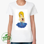 Женская футболка органик