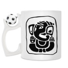 Кружка с футбольным мячиком