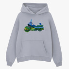 Толстовка худи оверсайз