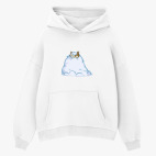 Толстовка худи оверсайз