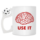 Кружка с футбольным мячиком