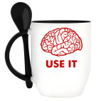 Кружка с ложкой