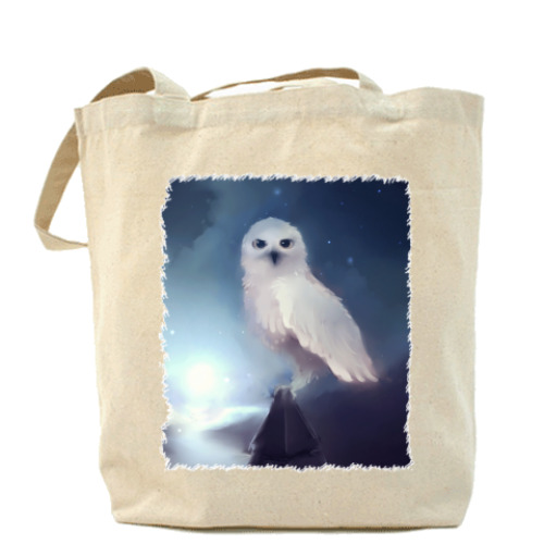 Сумка шоппер с принтом  Hedwig