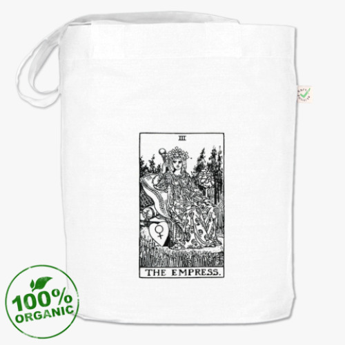 Сумка шоппер с принтом Императрица (карта Таро)