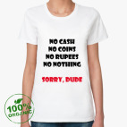 Женская футболка органик